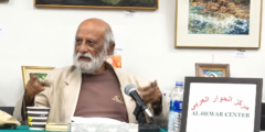 شهادة الدّكتور صبحي غندور (ت: 2023م) عن صادق جواد سليمان ودوره في مركز الحوار العربيّ بواشنطن